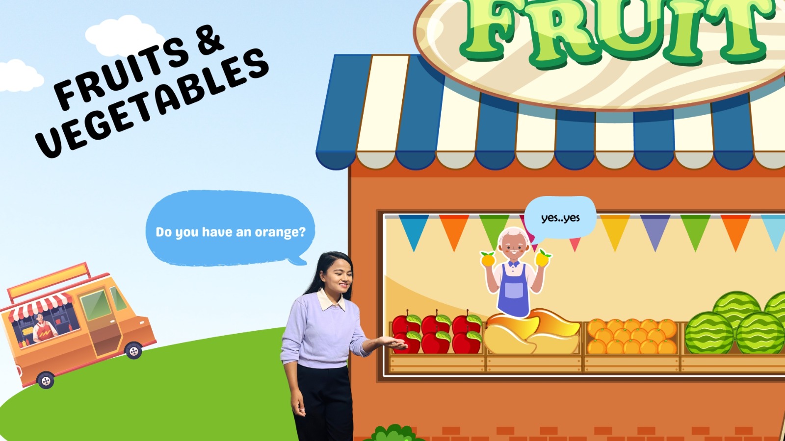 Nepali fruits and vegetables by Bimala - Learn Nepali